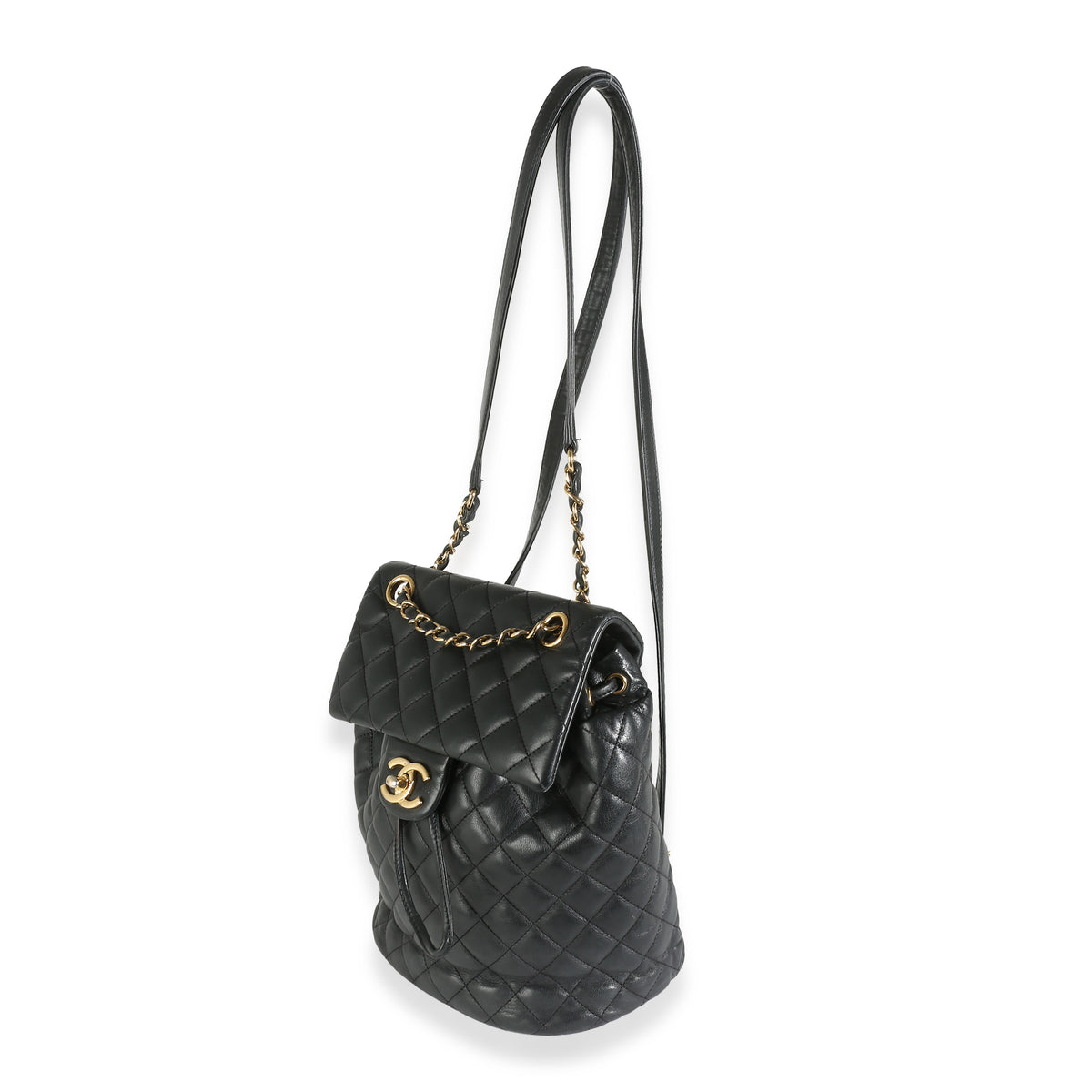 Chanel Black Quilted Calfskin Urban Spirit Backpack