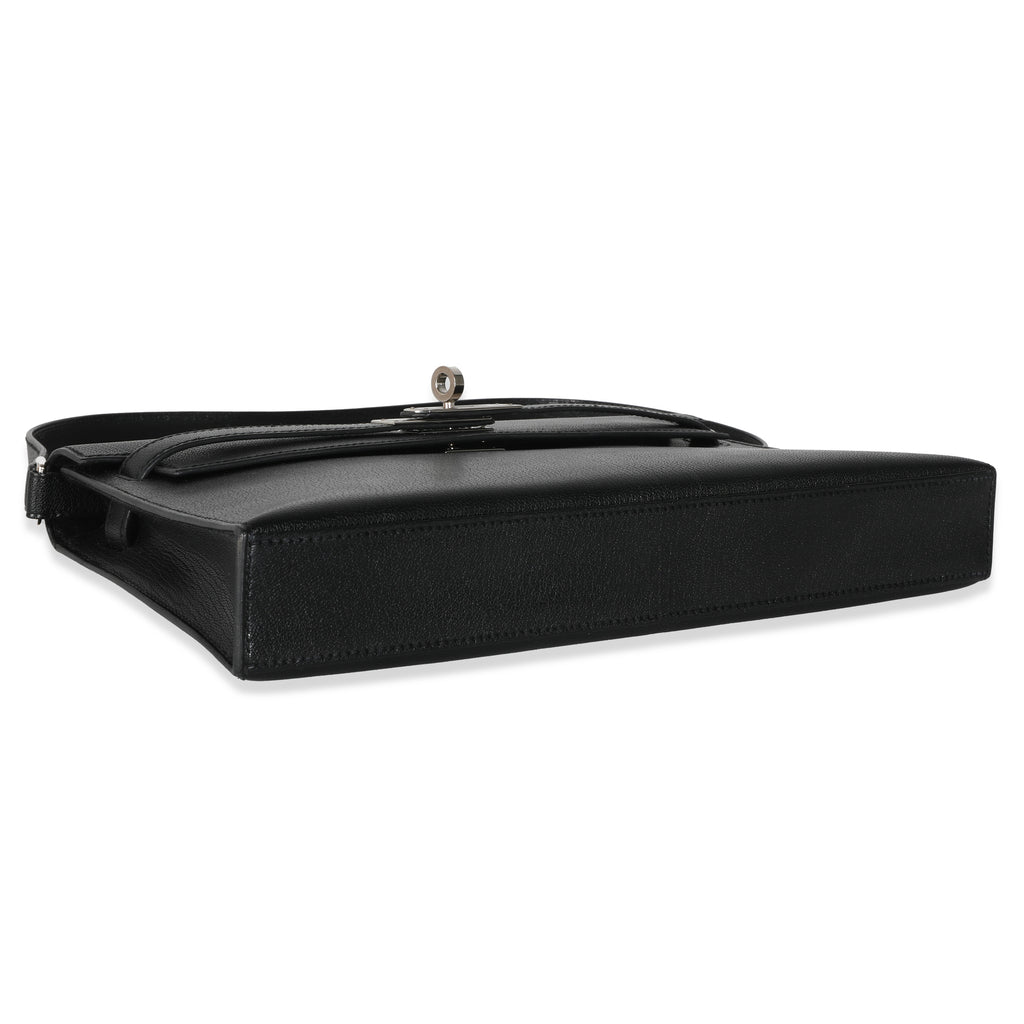 Hermes Black Chevre Chamkila Kelly Elan PHW