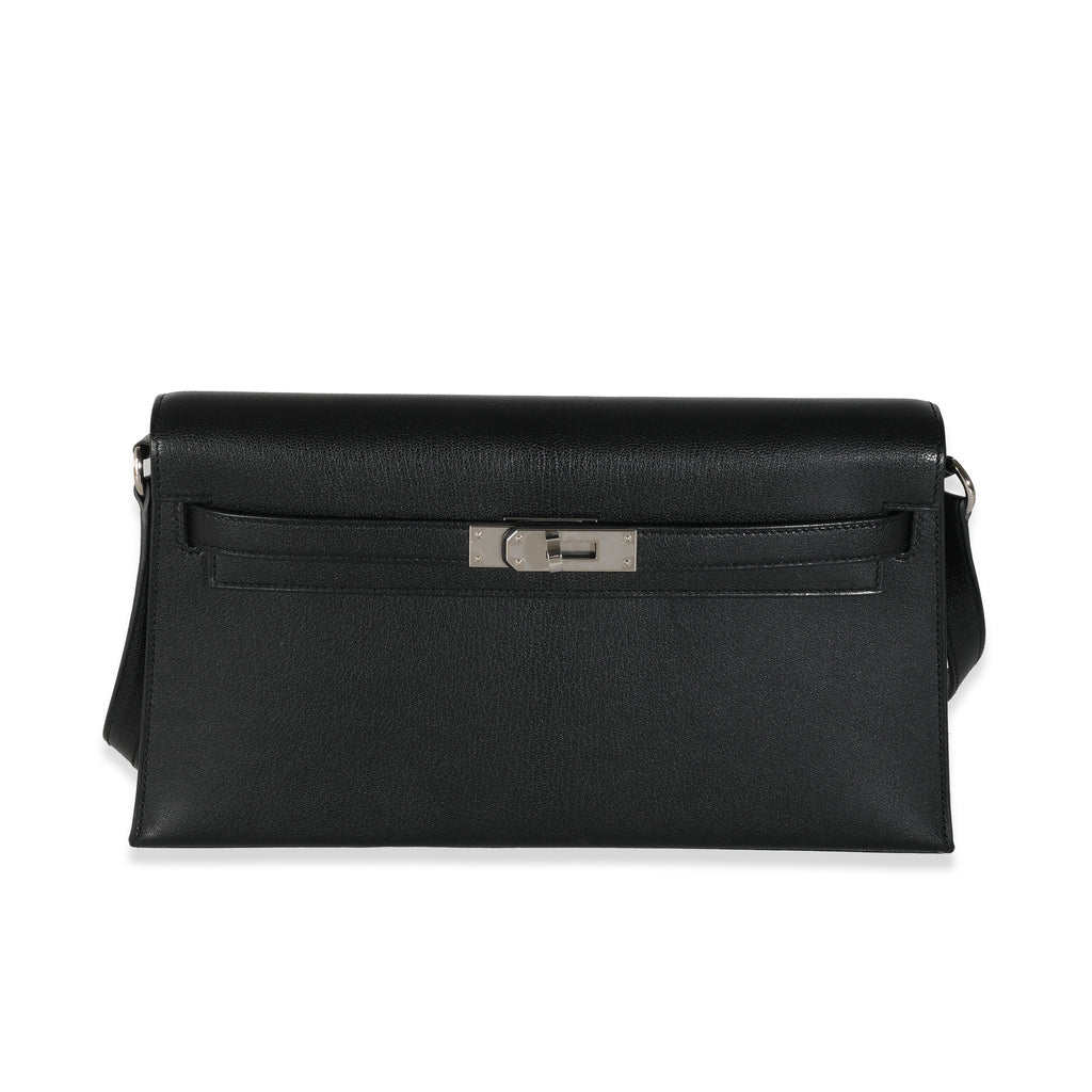 Hermes Black Chevre Chamkila Kelly Elan PHW