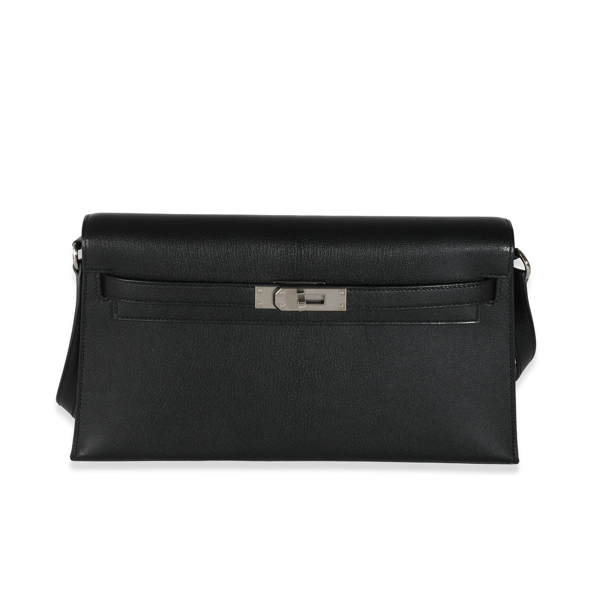Hermes Black Chevre Chamkila Kelly Elan PHW