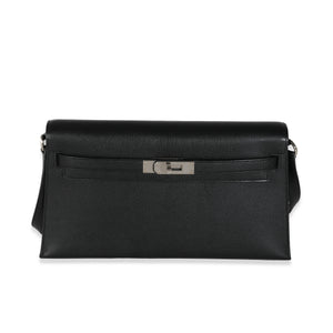 Hermes Black Chevre Chamkila Kelly Elan PHW