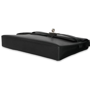 Hermes Black Chevre Chamkila Kelly Elan PHW