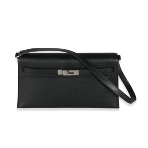 Hermes Black Chevre Chamkila Kelly Elan PHW