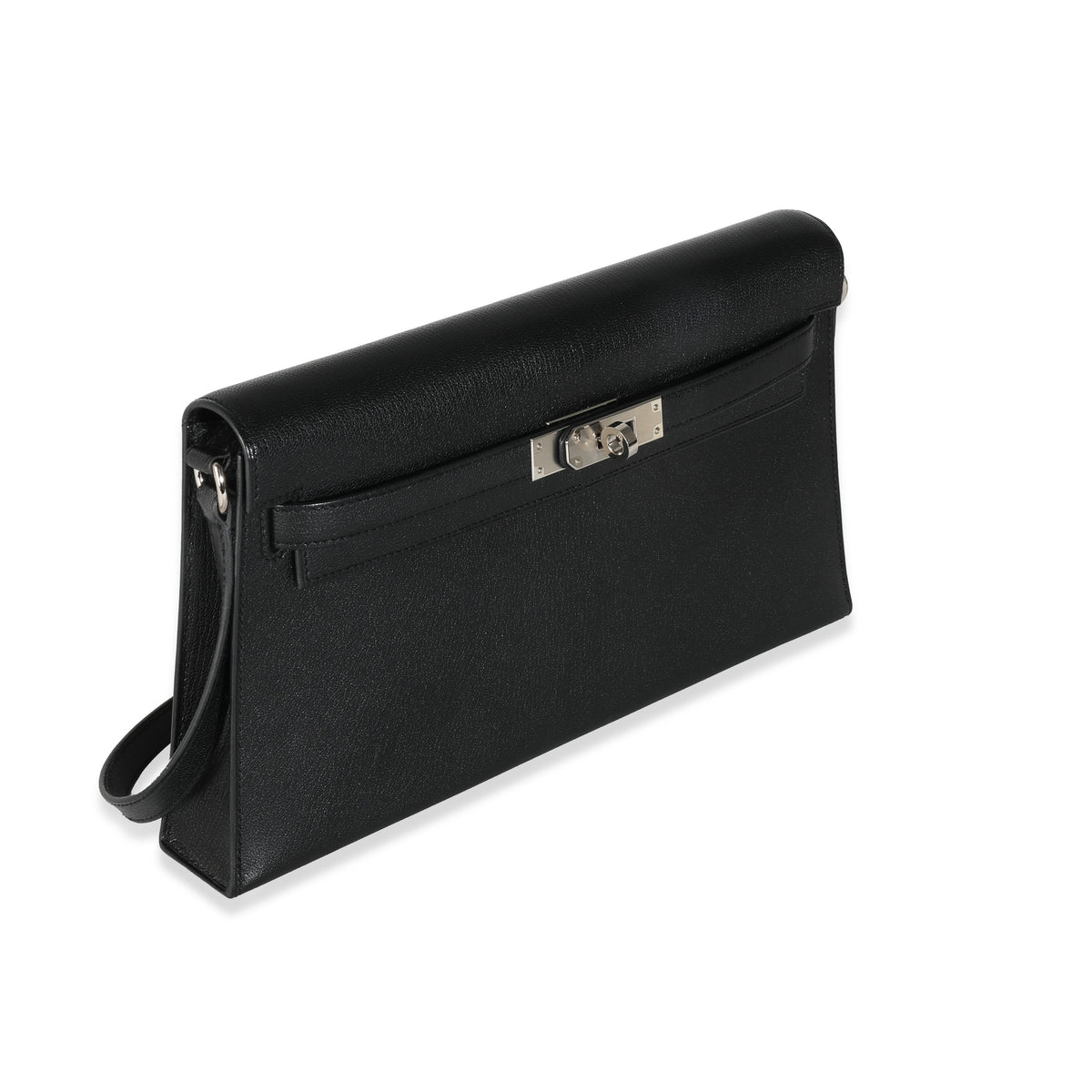Hermes Black Chevre Chamkila Kelly Elan PHW