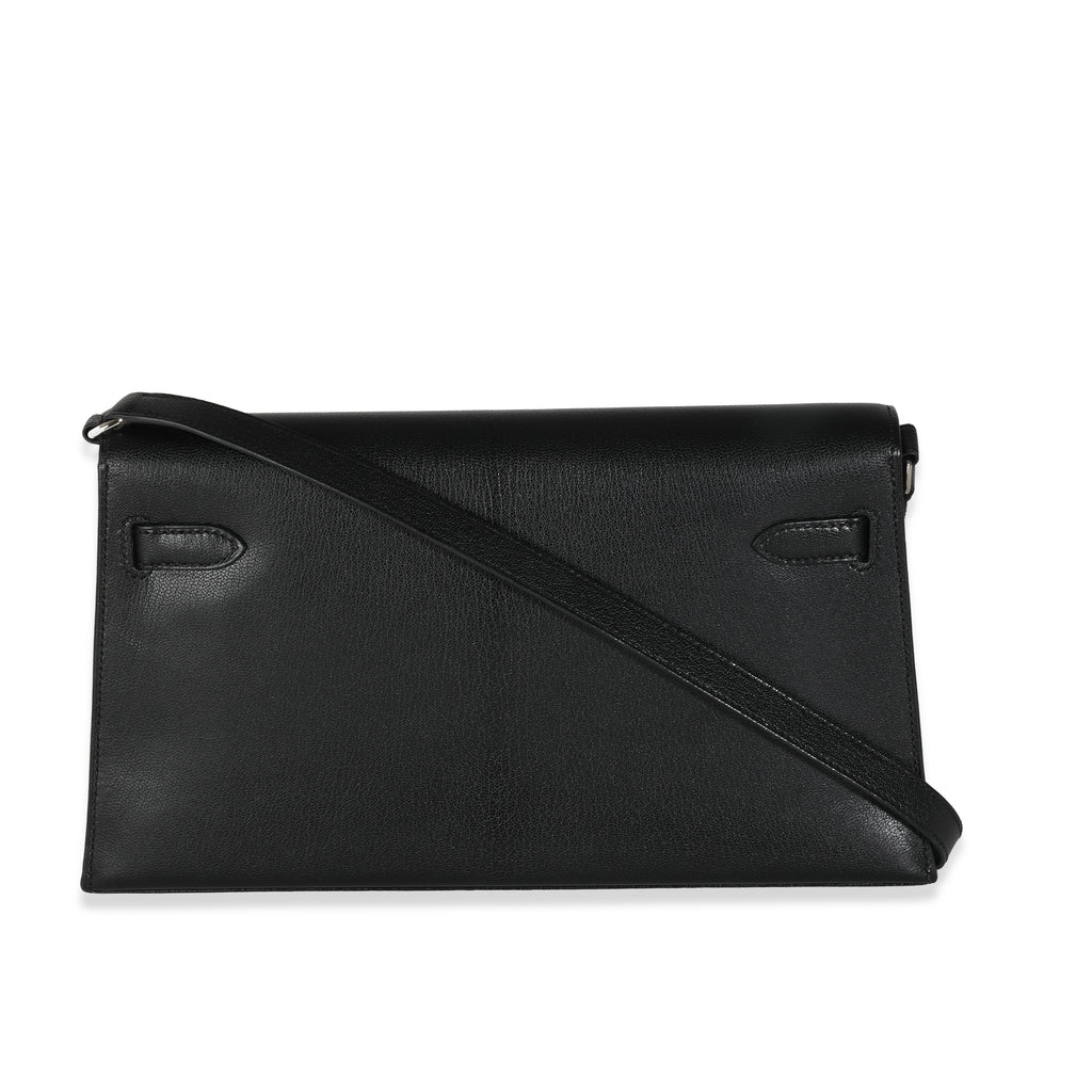 Hermes Black Chevre Chamkila Kelly Elan PHW