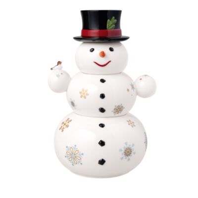 Christmas Toys Memory Snowman Jar in Multi
