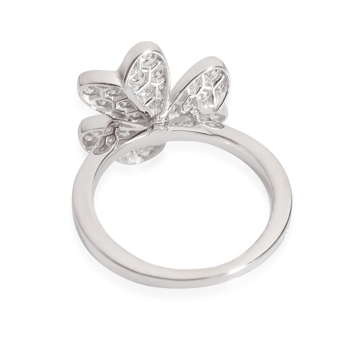 Van Cleef & Arpels Frivole Ring in 18k White Gold 0.8 CTW bv