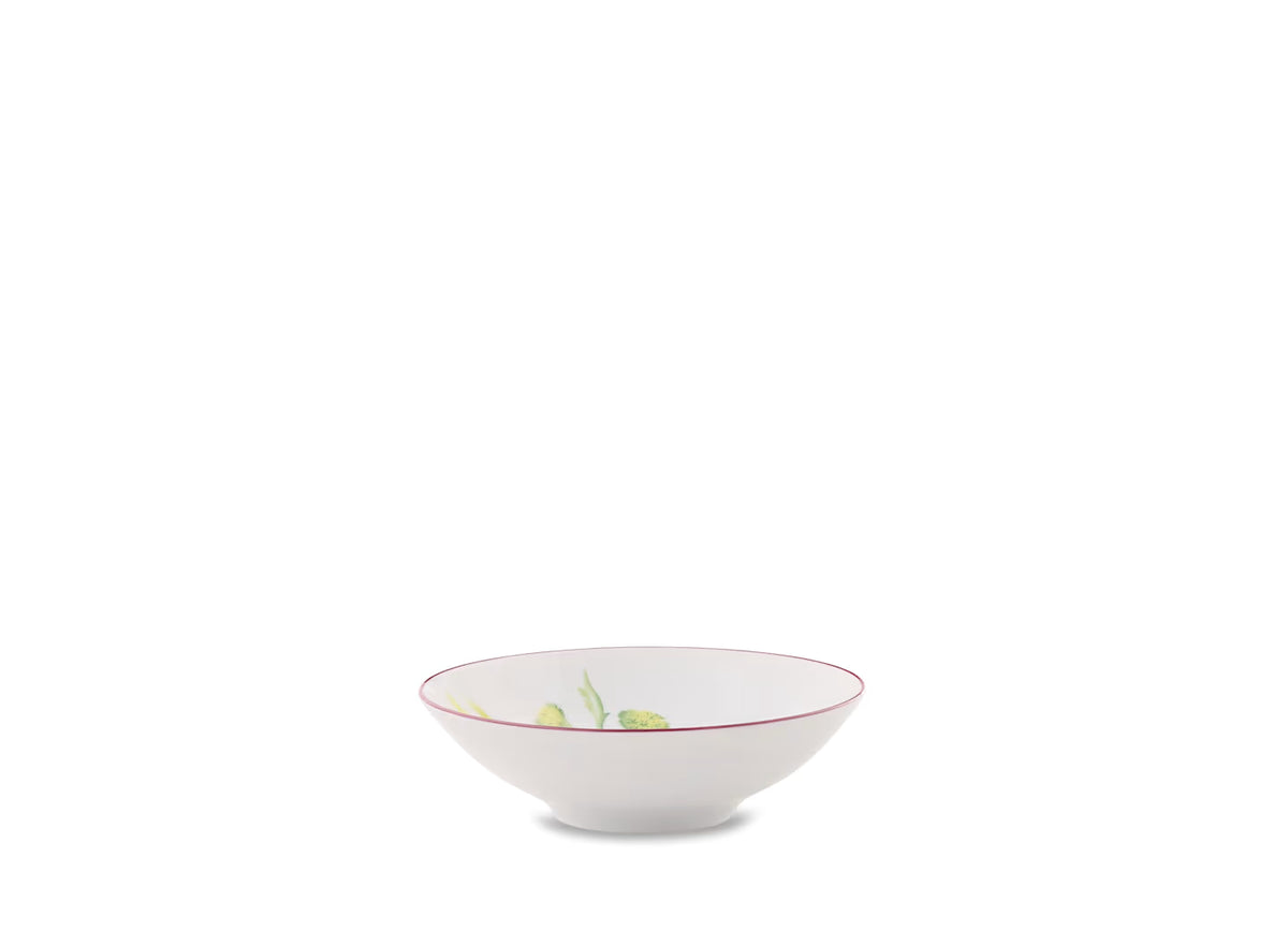 Florenza Acanto Fondo Bianco Venezia Fruit Bowl