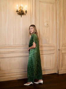 Rachael Jacket in Emerald Floral Jacquard