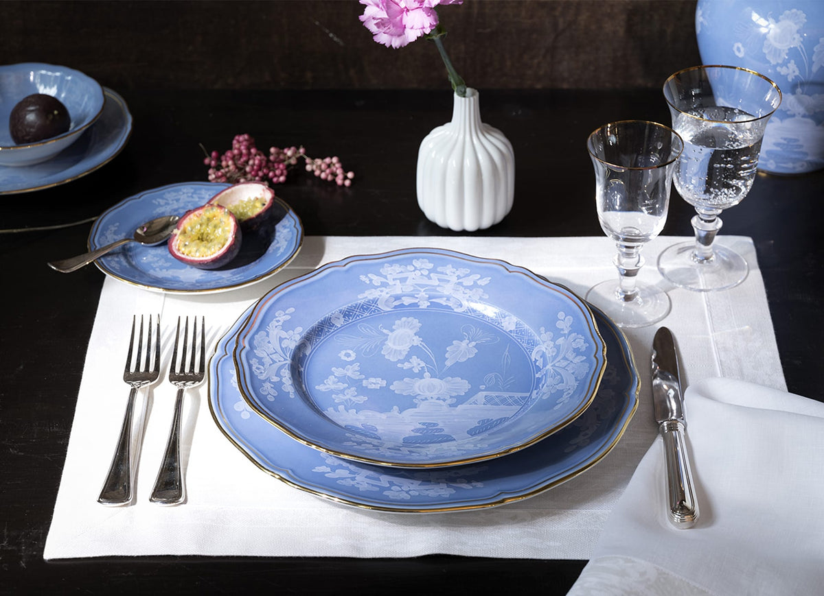 Oriente Italiano Soup Plate in Pervinca