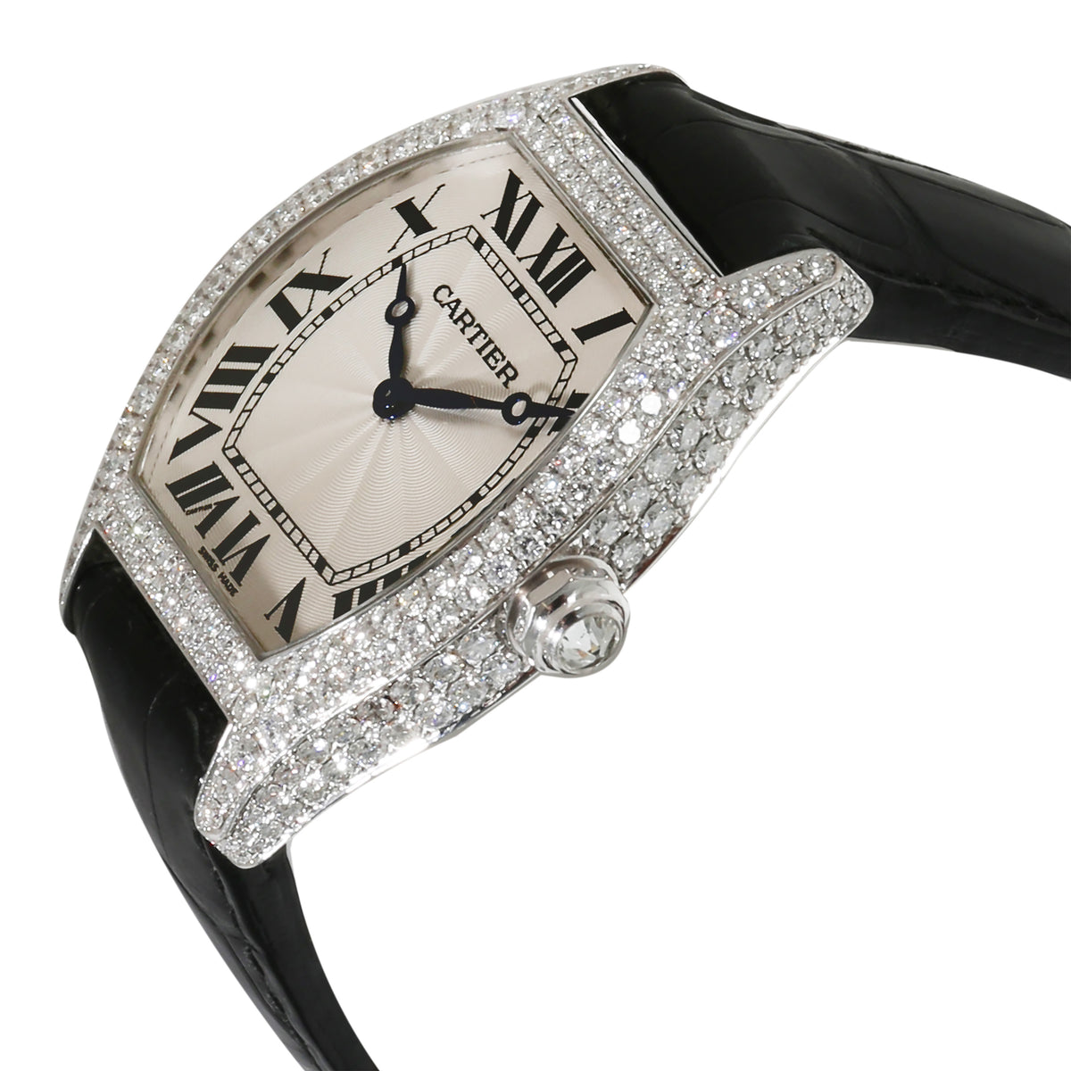 Cartier Tortue de Cartier WA504351 Unisex Watch in 18kt White Gold