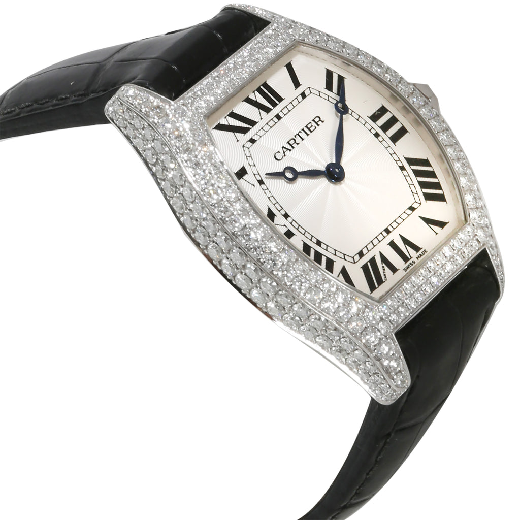 Cartier Tortue de Cartier WA504351 Unisex Watch in 18kt White Gold