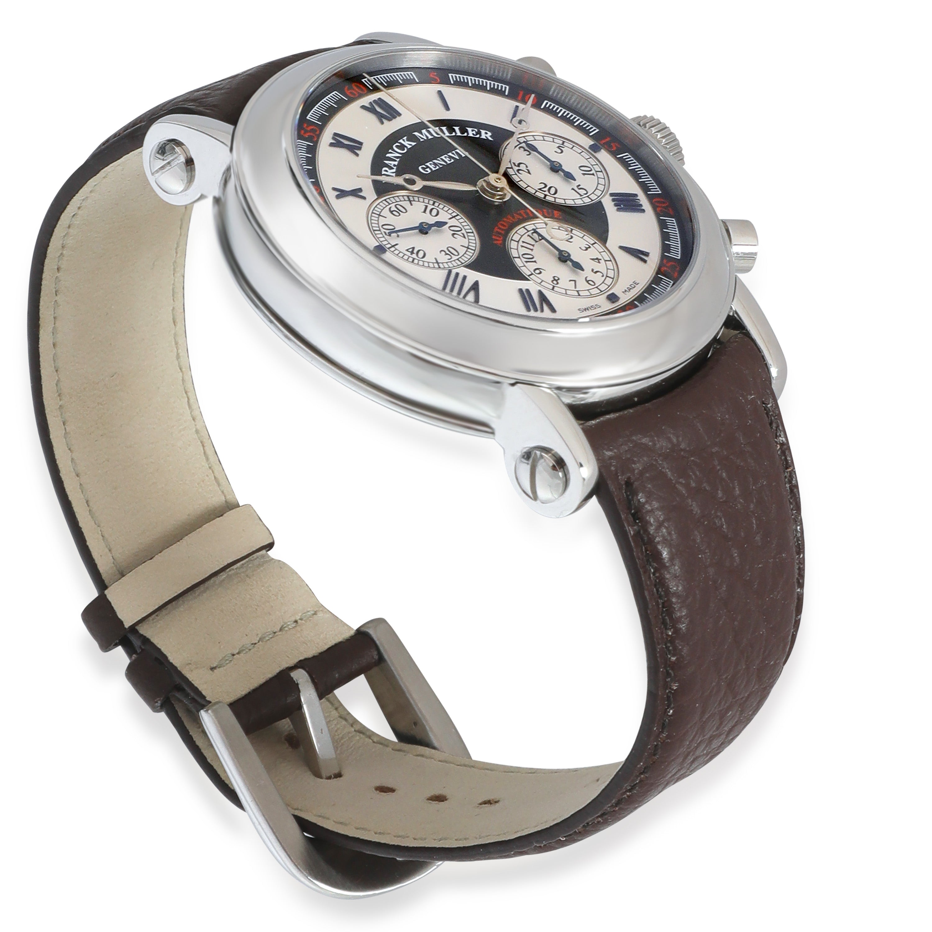 Franck Muller Ronde Chronograph 7002 CC Mens Watch in  Stainless Steel