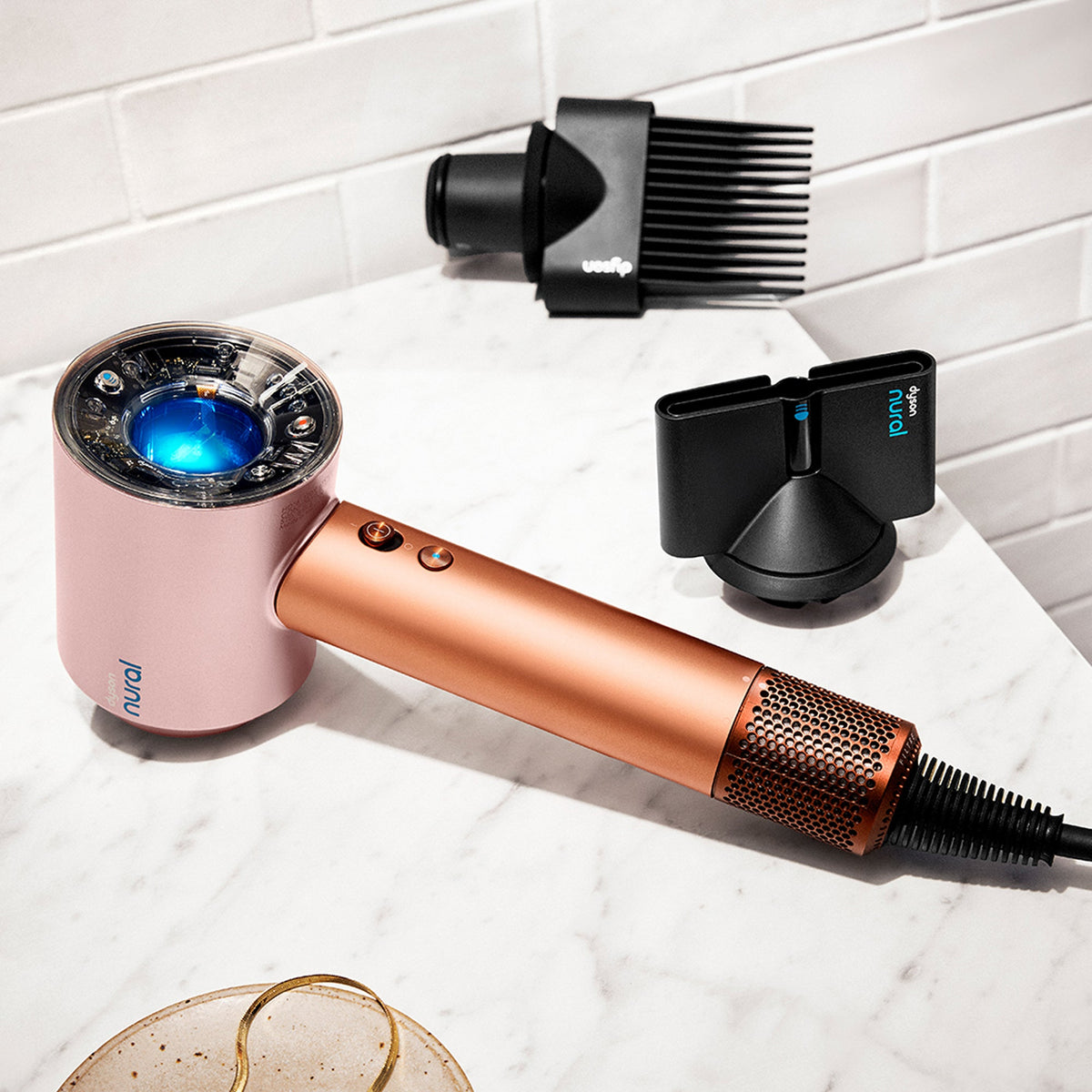 Special Edition Dyson Supersonic Nural Hair Dryer Amber Silk