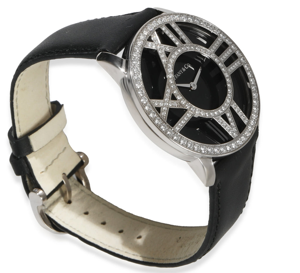 Tiffany & Co. Atlas Z1902.10.40E10A Unisex Watch in 18kt White Gold rv