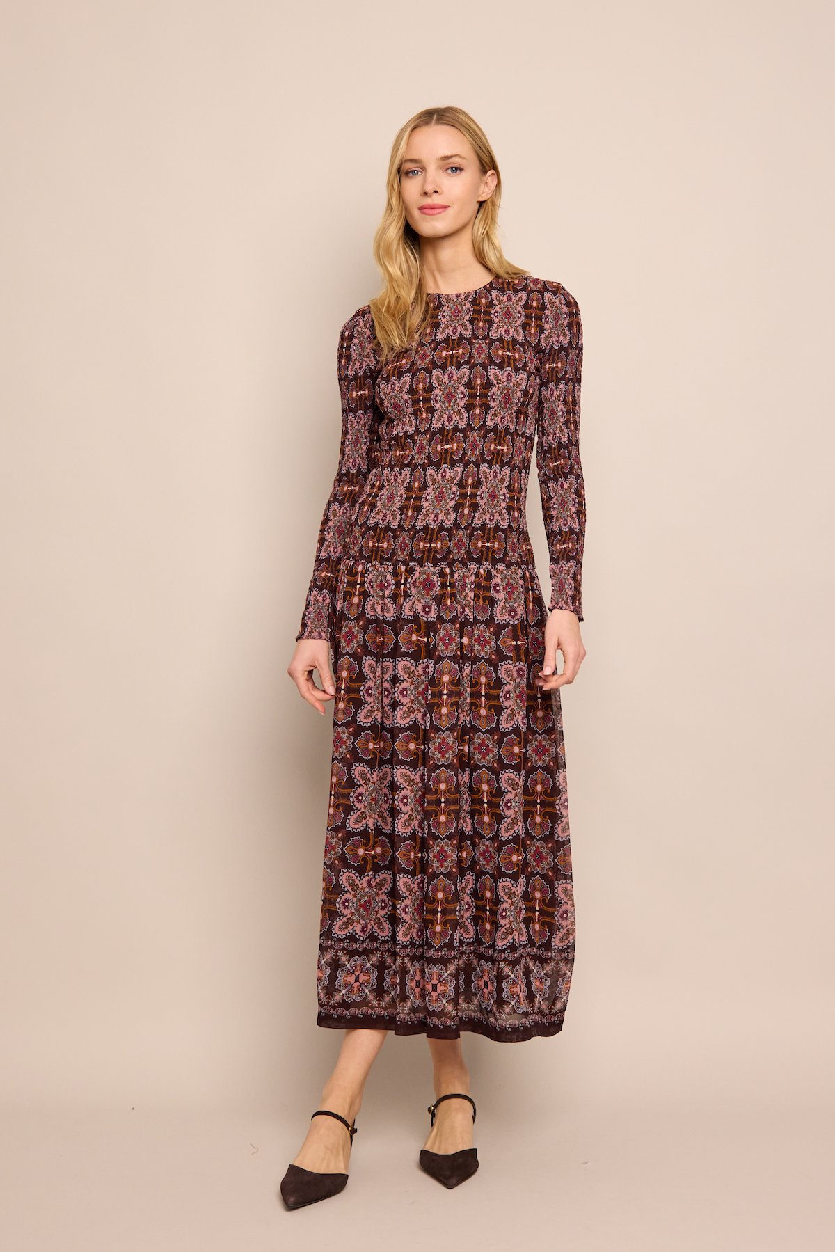 Blossom Dress in Vintage Tile Mauve