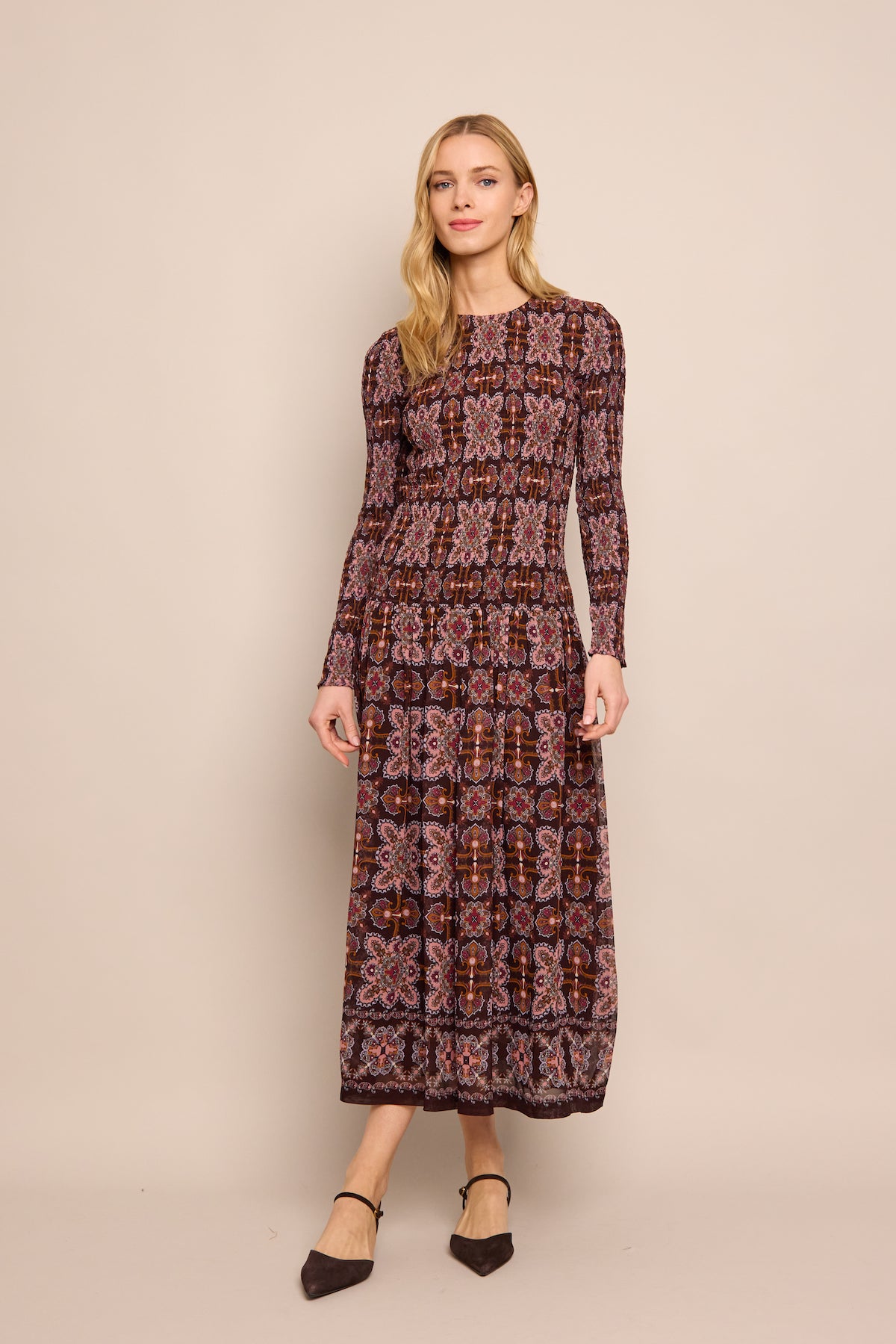 Blossom Dress in Vintage Tile Mauve