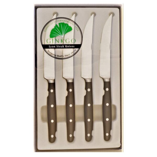 Lyon Steak Knives in Ebony, Set of 4