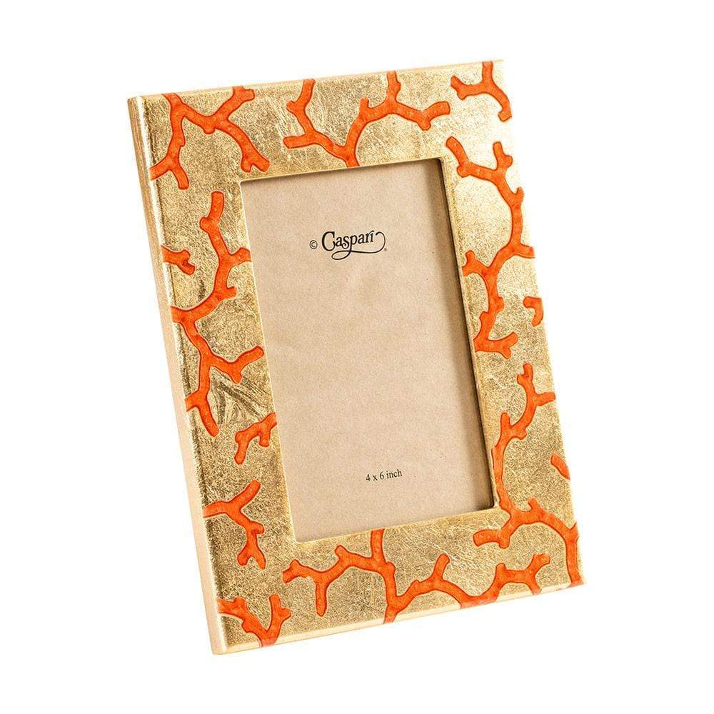 The Coral Sea Lacquer Picture Frame in Gold
