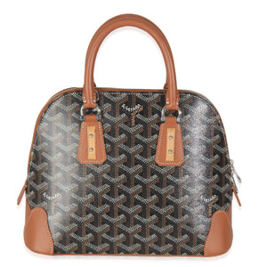 Goyard Tan Black ine Canvas Mini Vendome Handbag bv