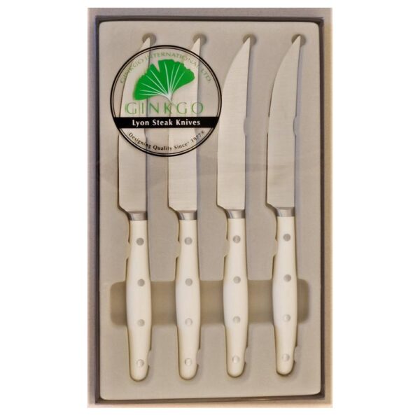 Lyon Steak Knives in Ivory, Set of 4