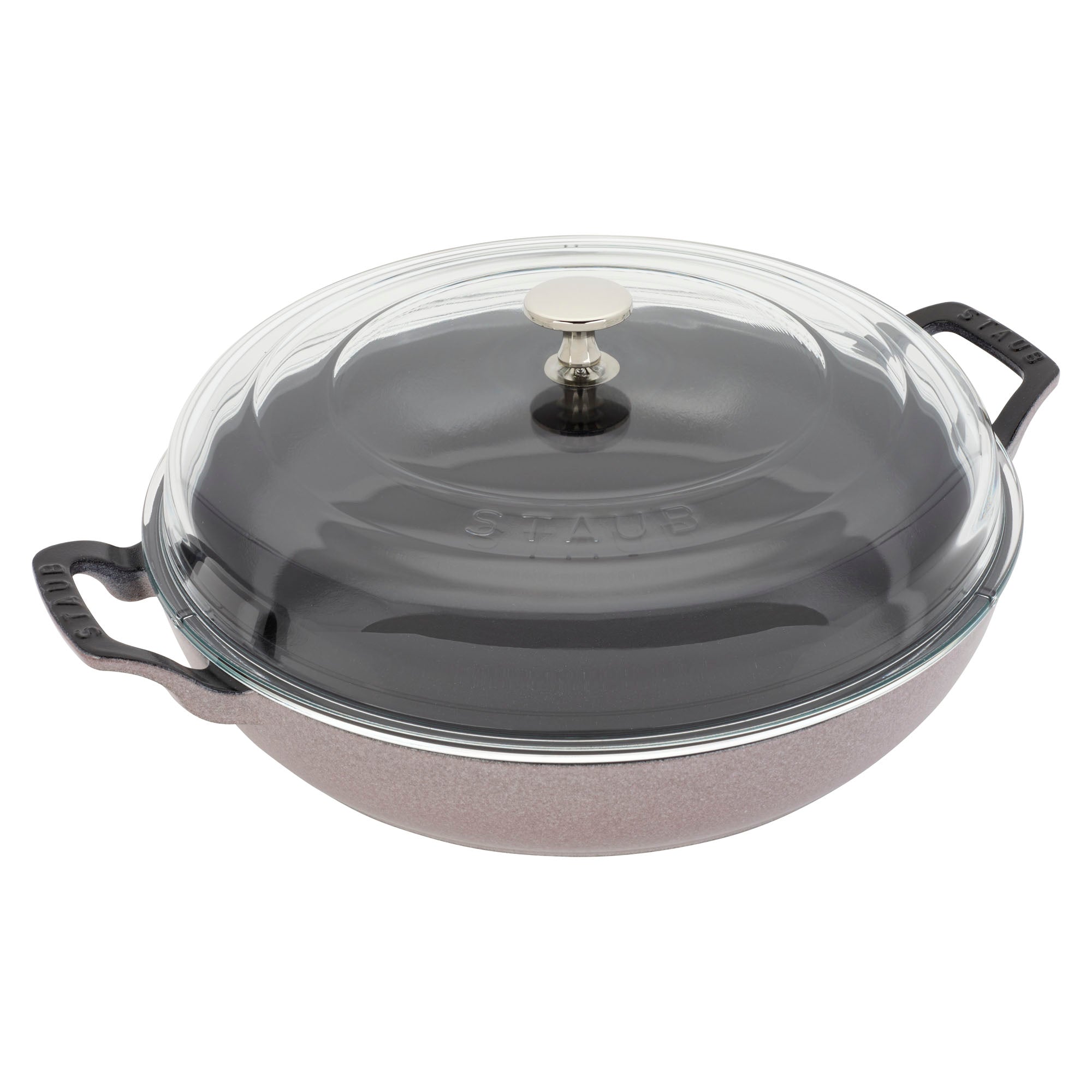 Cast Iron 3.5-qt Braiser with Glass Lid in Lilac