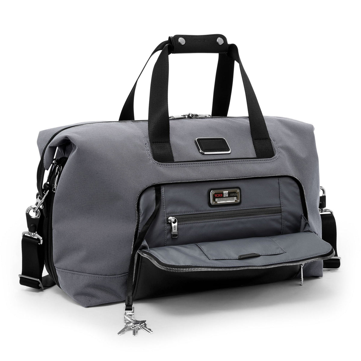 Alpha X Double Expansion Travel Satchel, Gray