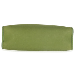 Hermès Apple Green Vache Hunter Toile Herbag Zip 31 PHW Handbag box