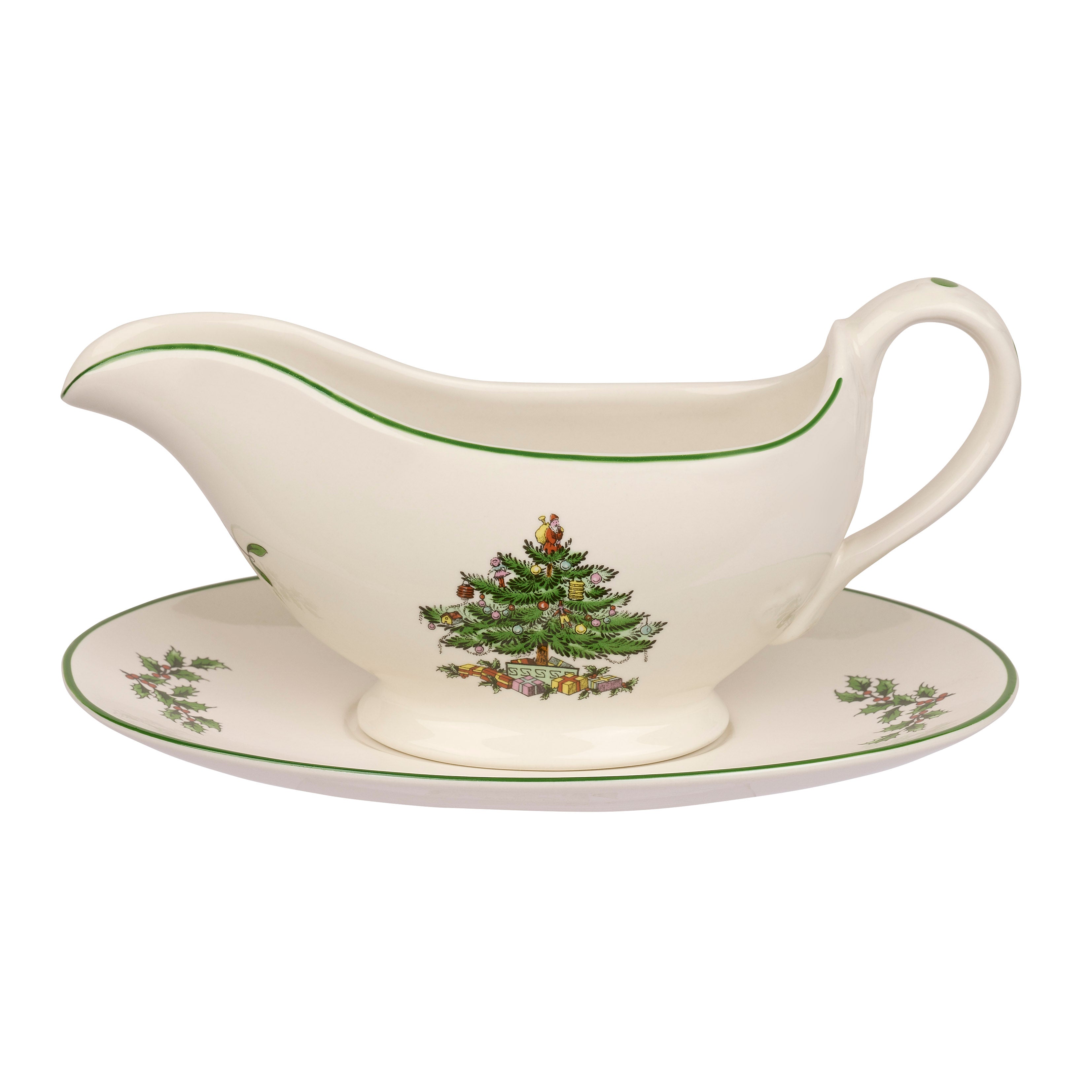 Christmas Tree 10 Oz. Gravy Boat