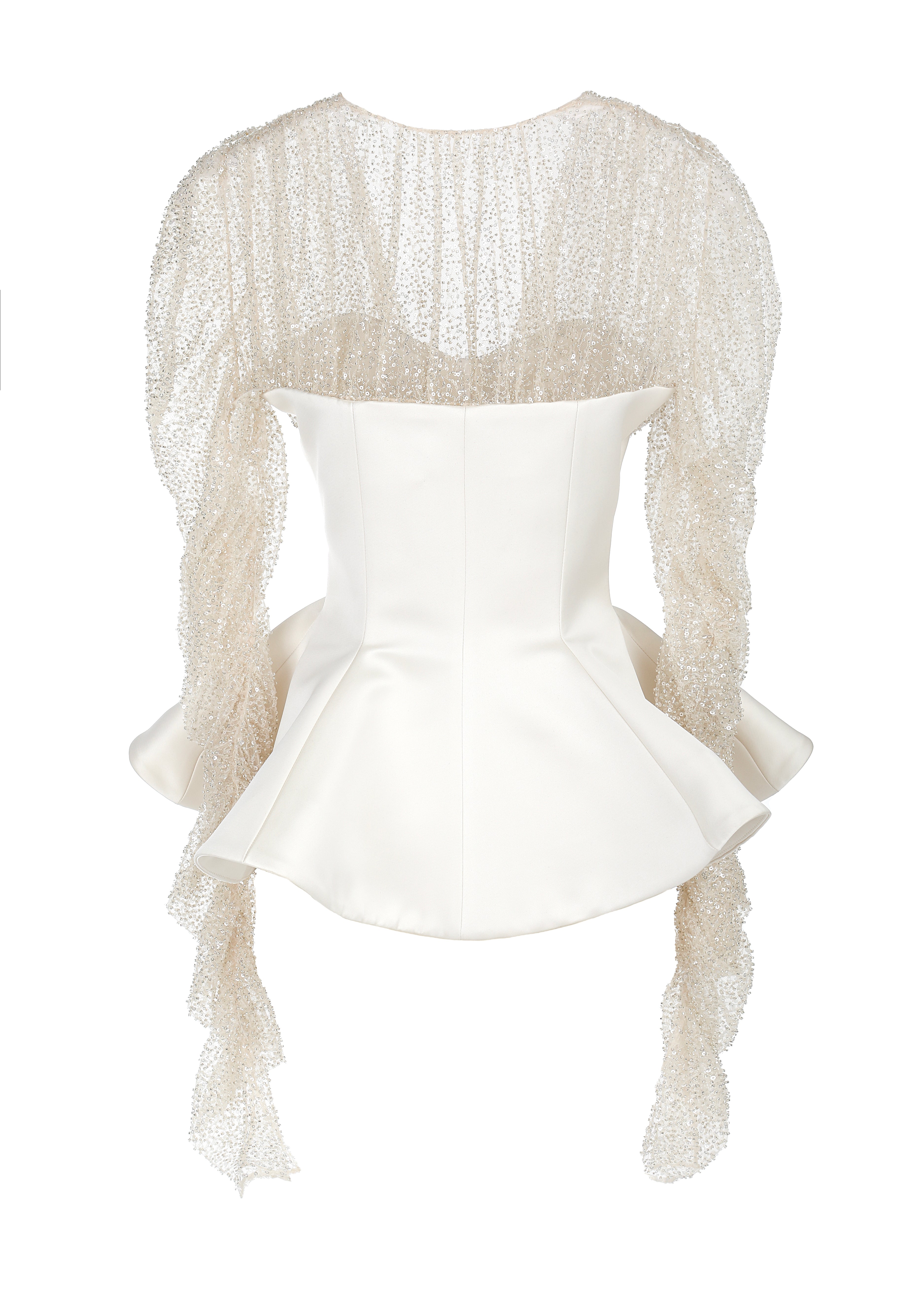 Crystal Peplum Corset | Over The Moon