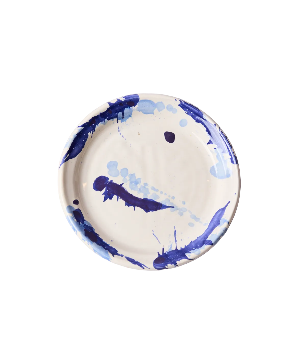 Montegranaro Blue & White Splatterware Side Plate