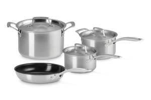 Essential Stainless Steel 7-Piece Cookware Set