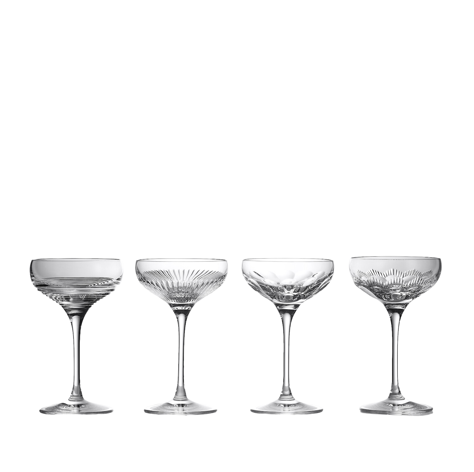 Mixology Coupe 4floz, Mixed Set of 4