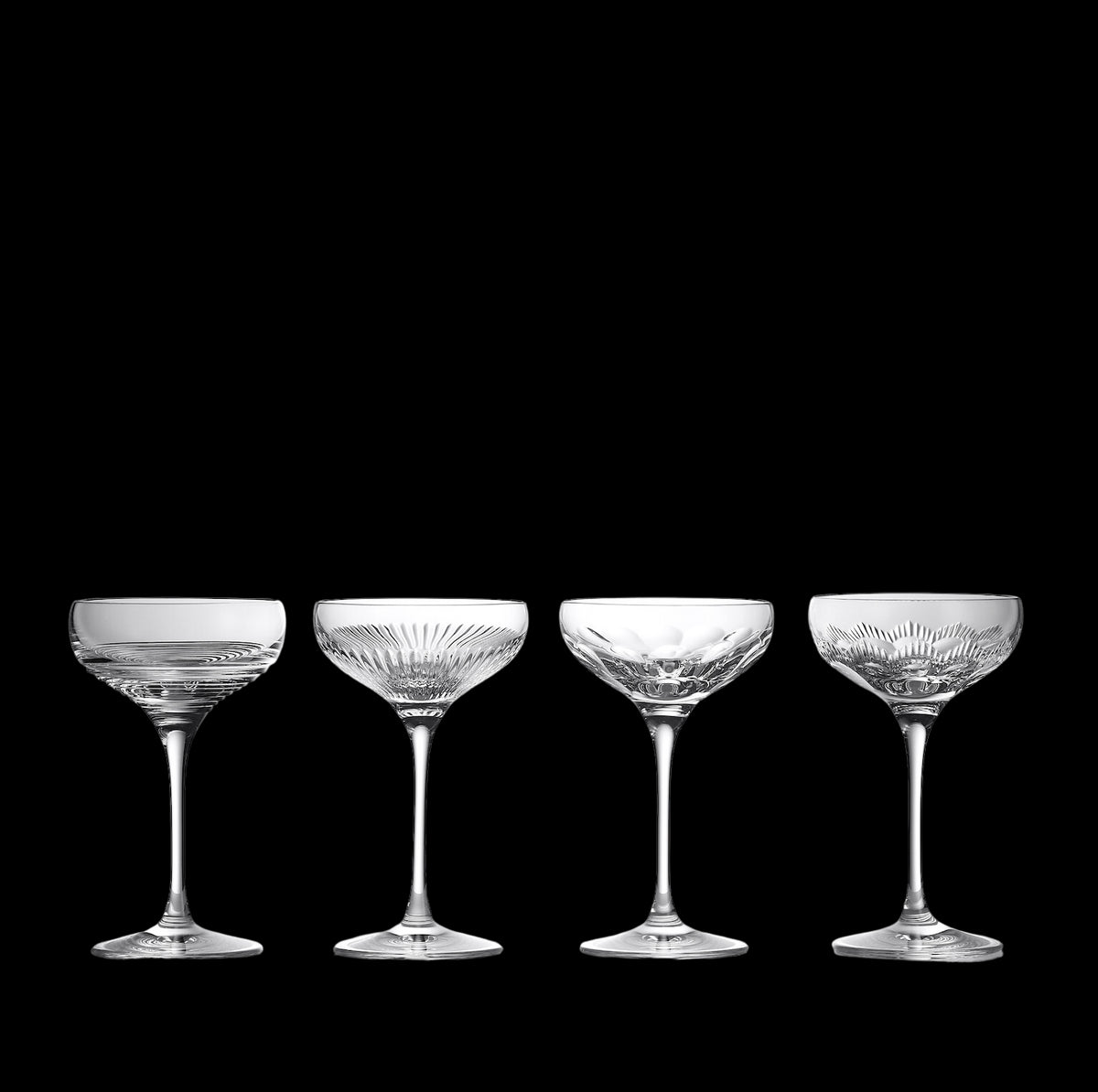 Mixology Coupe 4floz, Mixed Set of 4