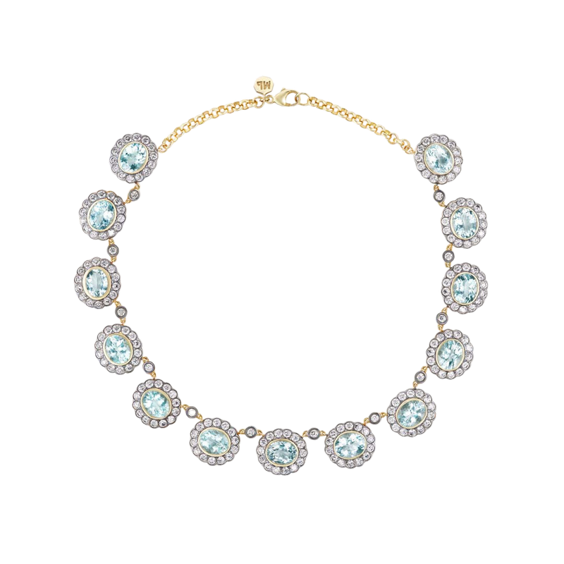 Alexandra Necklace Aquamarine