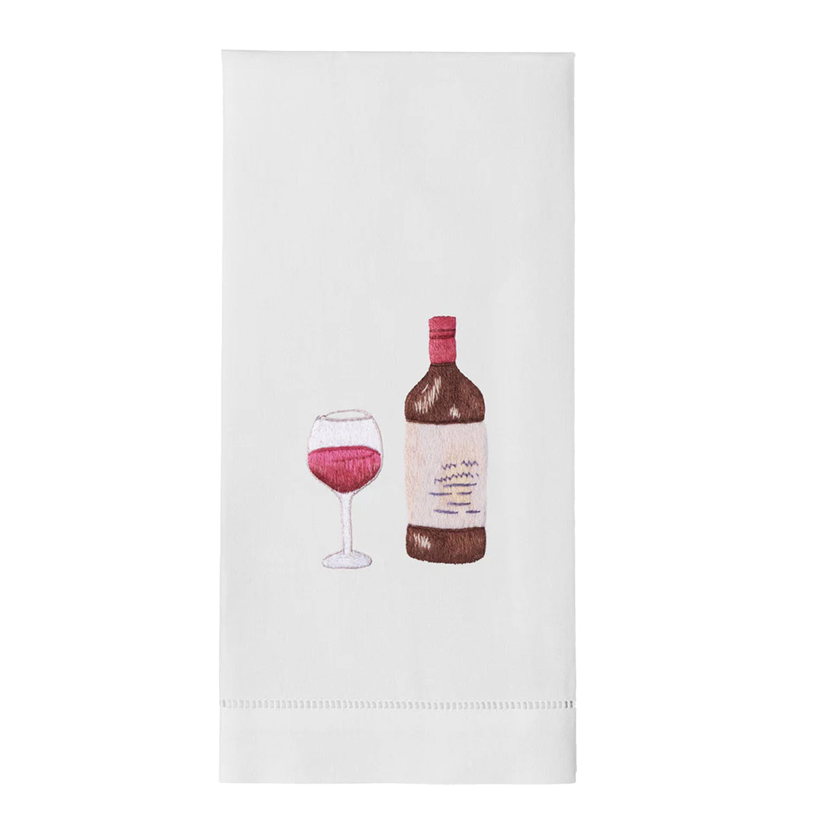 Red Wine Time Hand Towel
