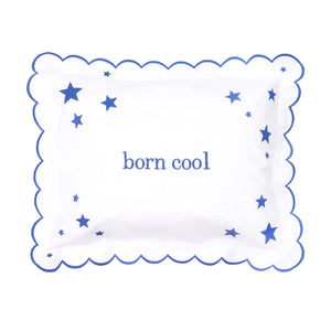 Born Cool Stars Mini Pillow in Larkspur