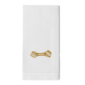 Rawhide Dog Bone Hand Towel