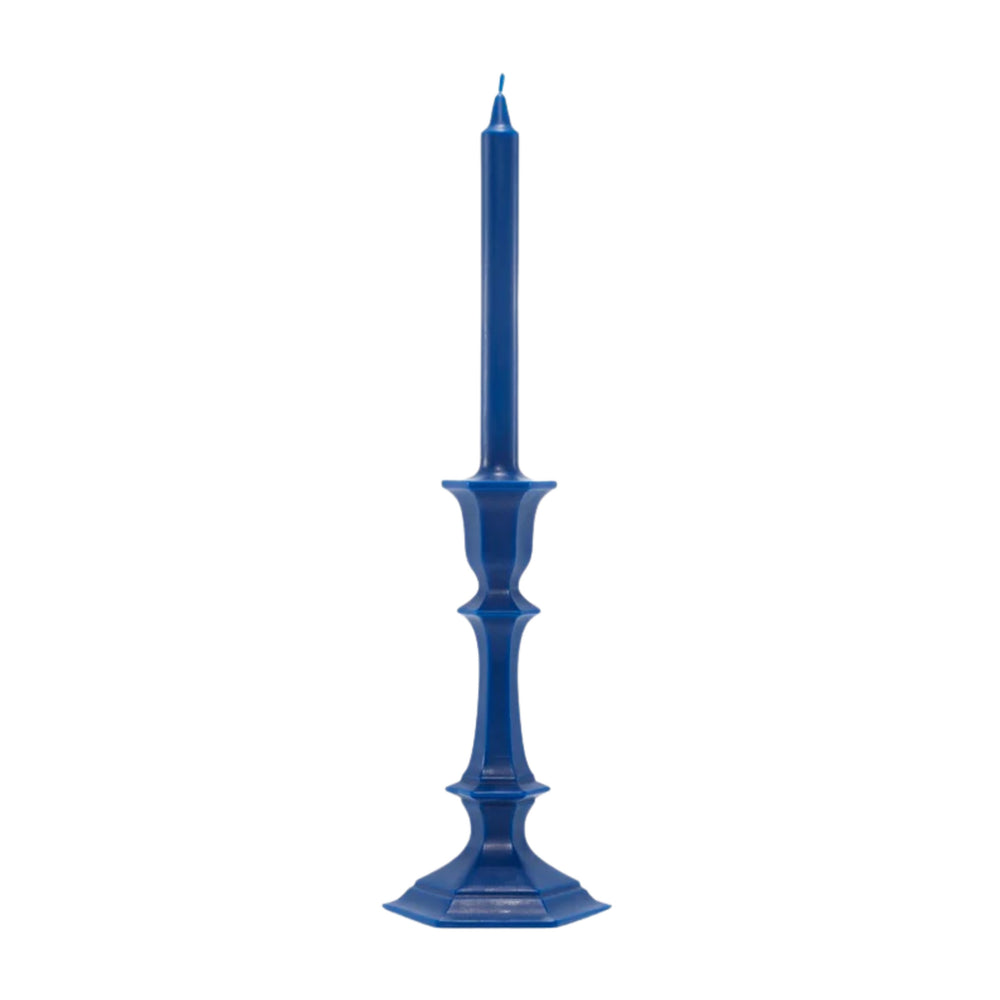 Harcourt Candlestick Candle in Blue