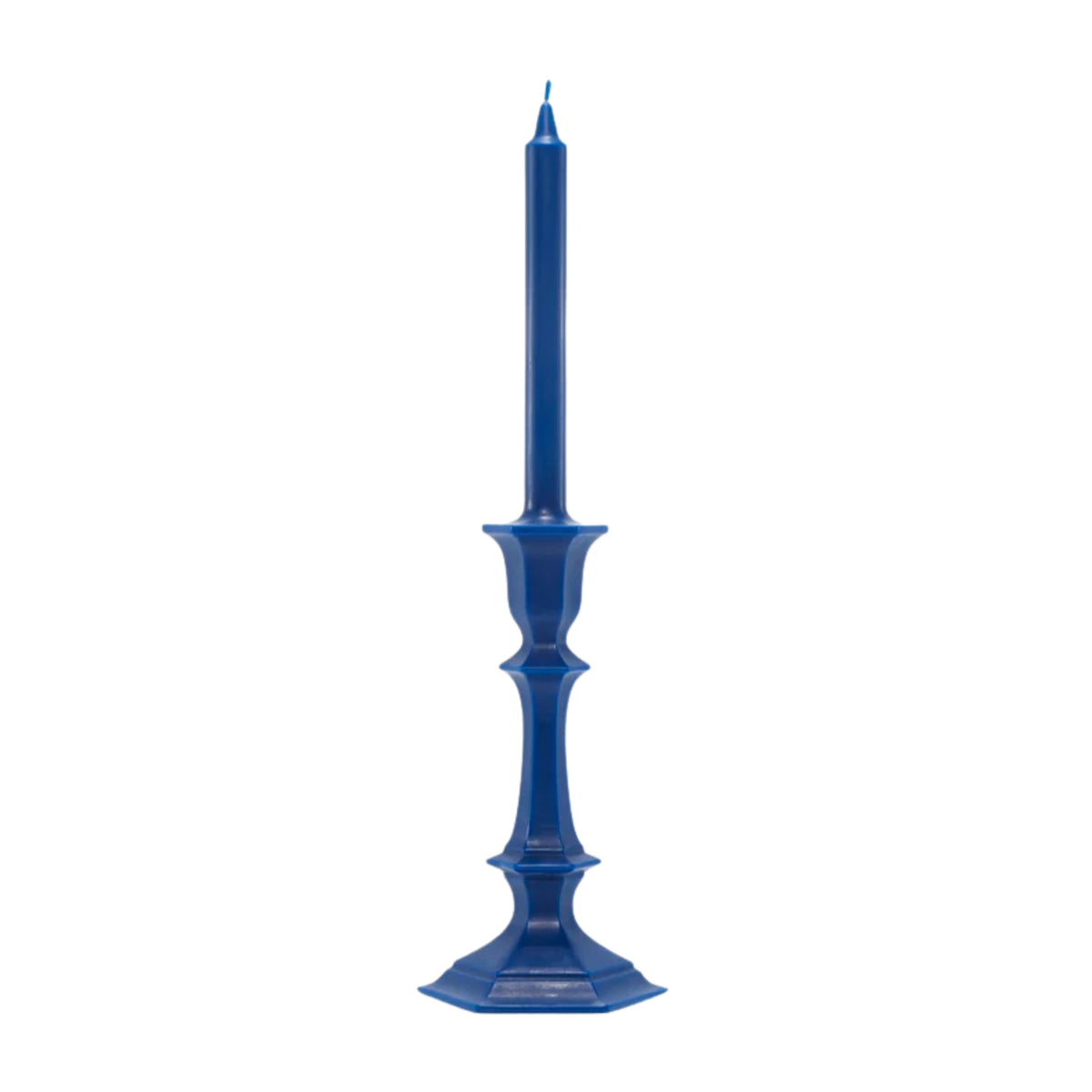 Harcourt Candlestick Candle in Blue