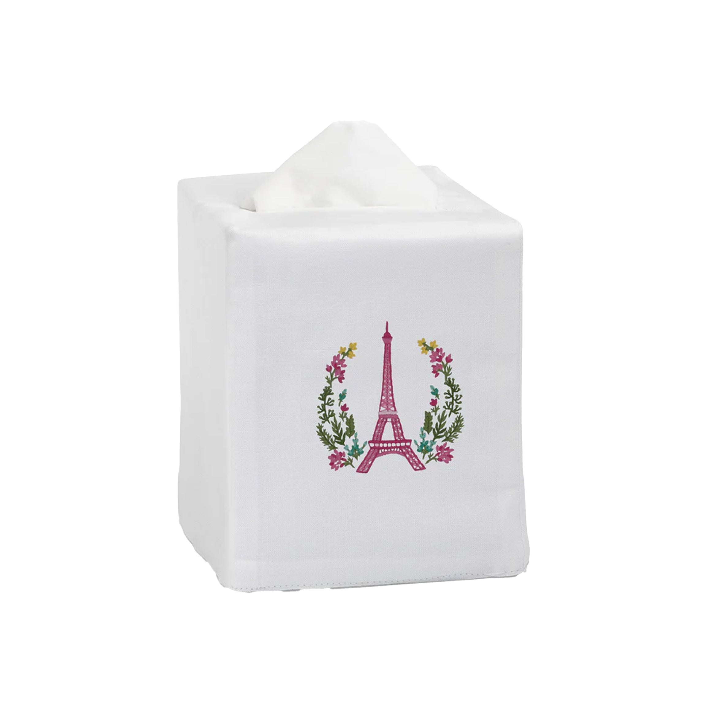 Eiffel Floral Tissue Box Cover