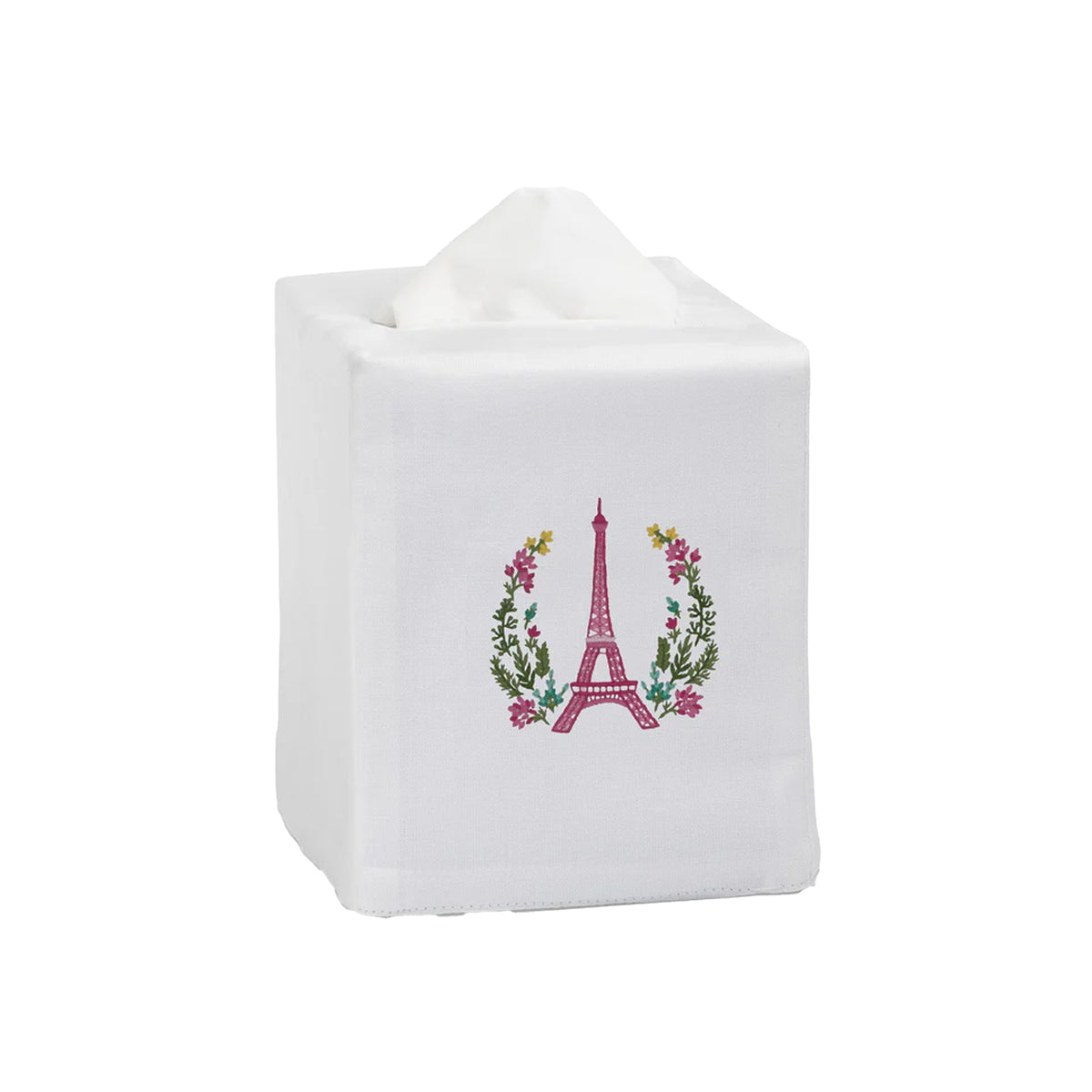 Eiffel Floral Tissue Box Cover