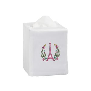Eiffel Floral Tissue Box Cover