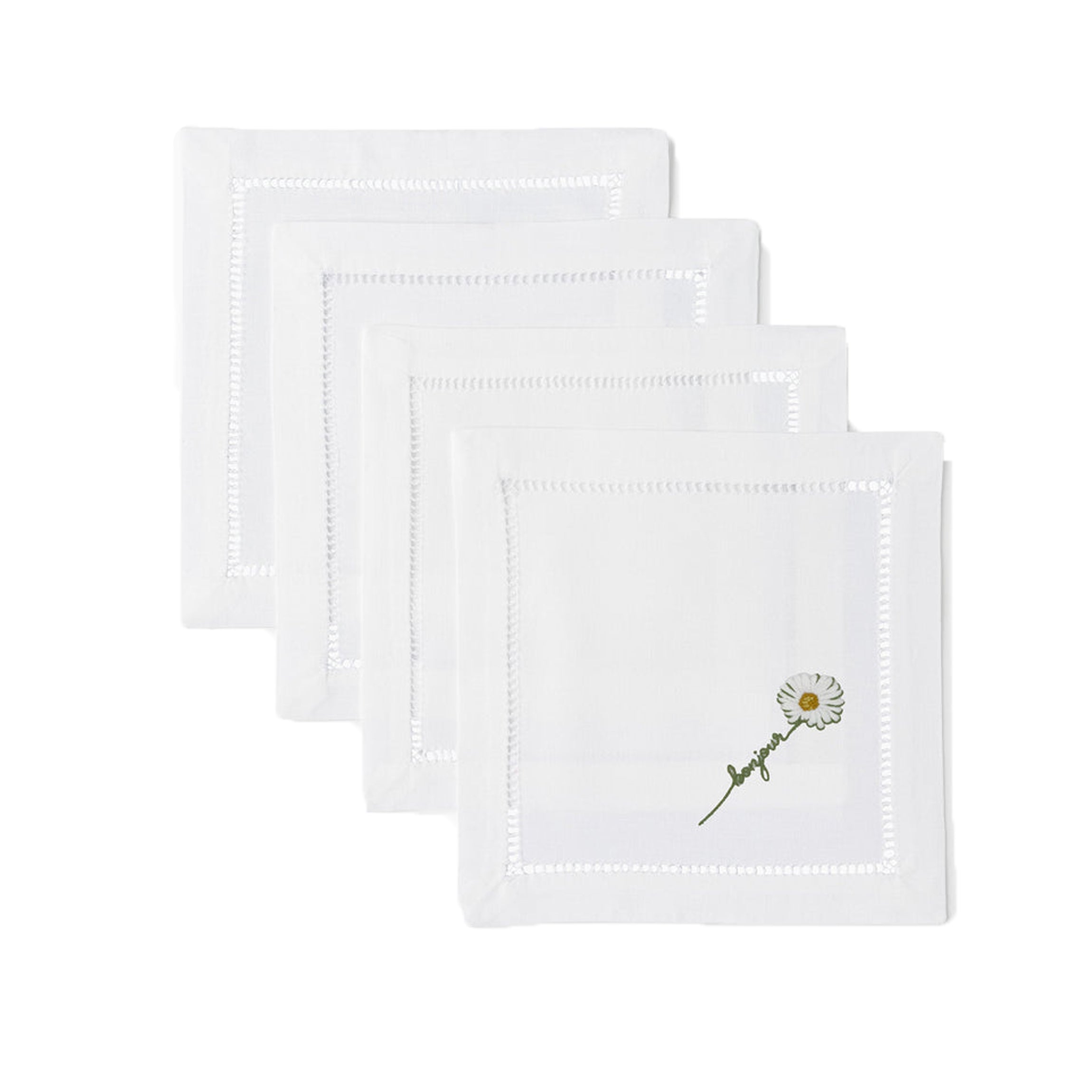 Bonjour Daisy Cocktail Napkins