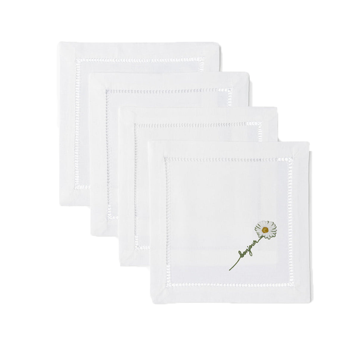 Bonjour Daisy Cocktail Napkins