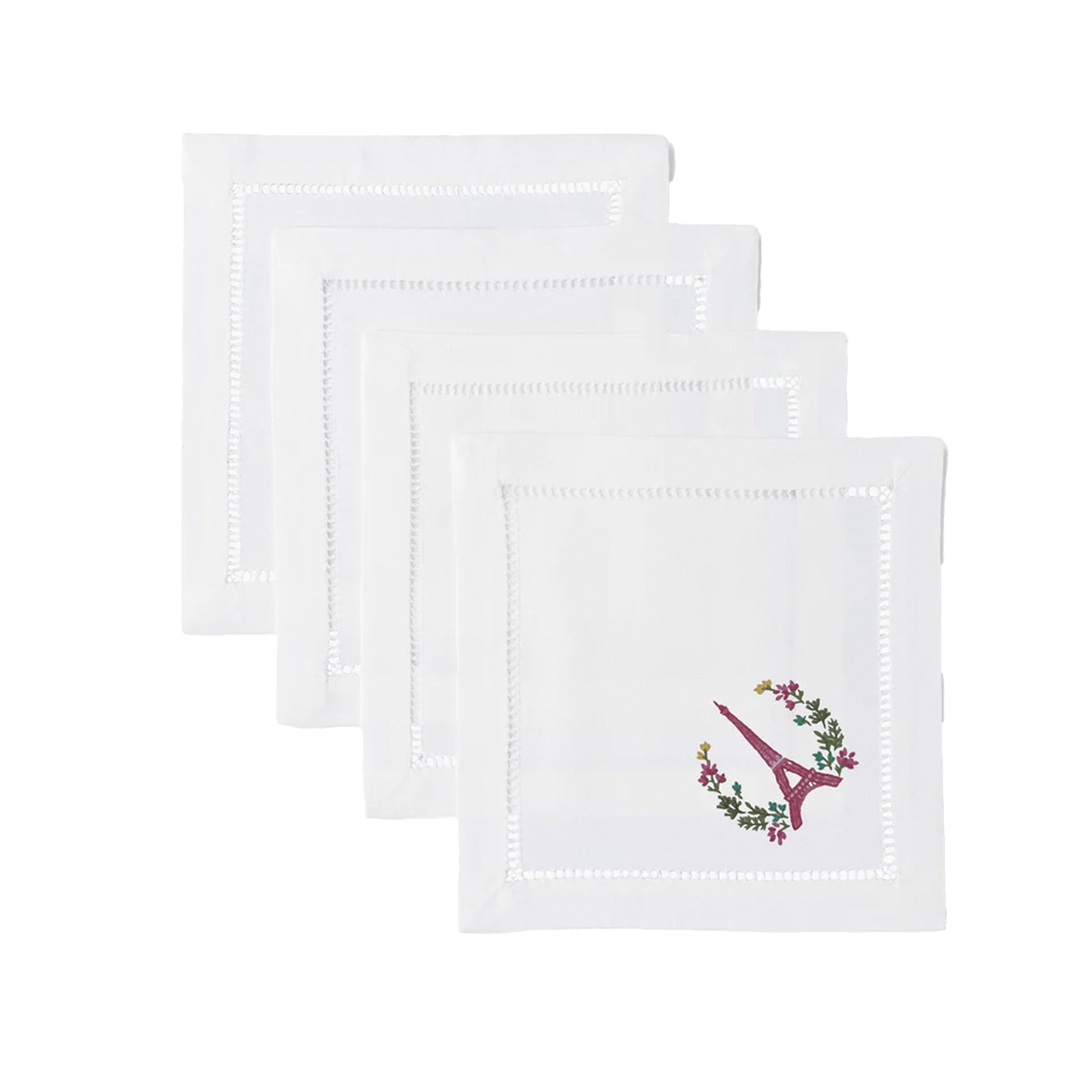 Eiffel Floral Cocktail Napkins