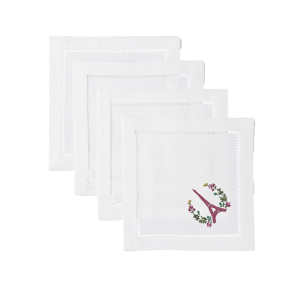 Eiffel Floral Cocktail Napkins