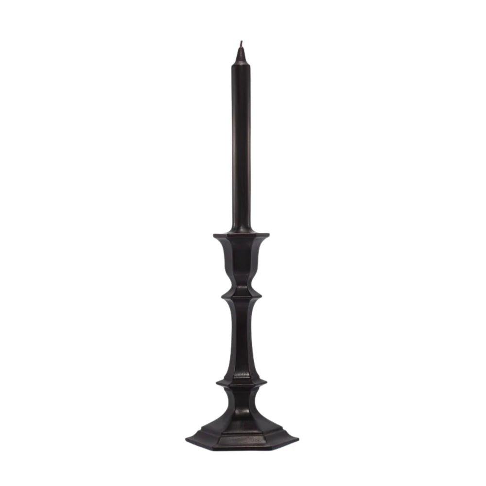 Harcourt Candlestick Candle in Black