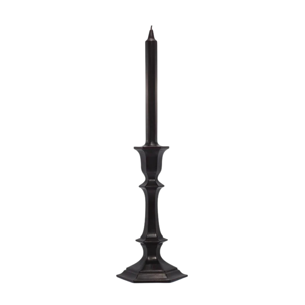 Harcourt Candlestick Candle in Black