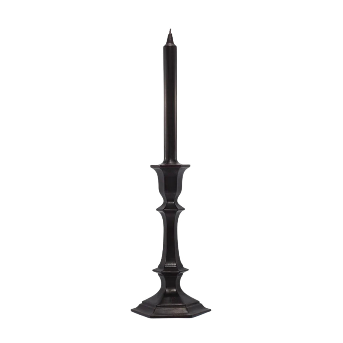 Harcourt Candlestick Candle in Black